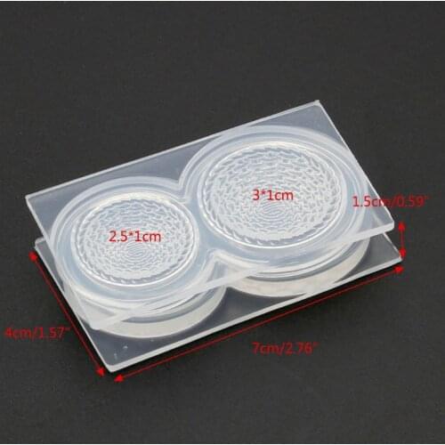1 Set Mini Size Round Straw Bowls Resin Silicone Molds Epoxy Resin Jewelry Tools E56C