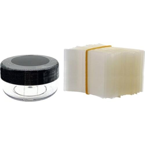 2000Pcs Shrink Wrap Tube for 2g 3g 5g lip balm containers Plastic Cosmetic Container Easy Use, Make Product More Professional