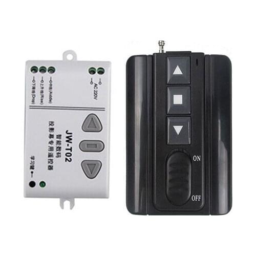 2016 AC220V Motor Controller Motor Wireless Remote Control Switch System UP/Down/Stop Tubular Motor Controller Forward Reverse