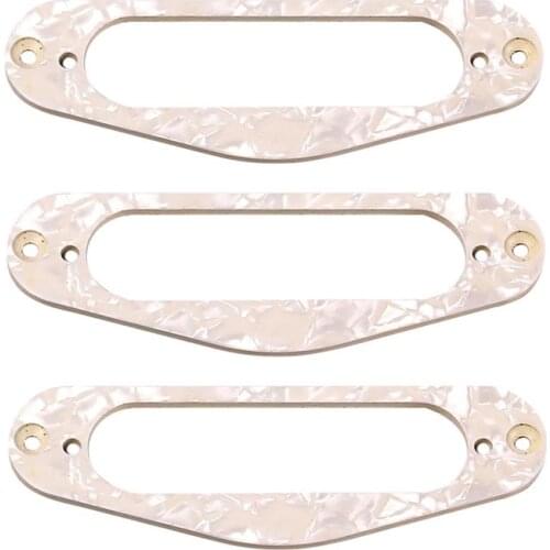 3pcs Guitar Pickup Frame Mounting Ring Single Coil Flat Humbucker Pickup Ring Narrow Hole For TL Style Electric Guitar