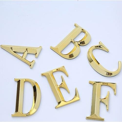 7cm Large size Self Adhesive Door Number Sign Number Digit Apartment Hotel Office Door Address Street Number Stickers Plate Sign