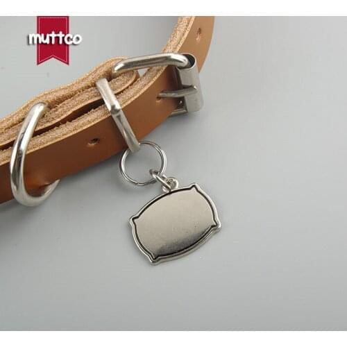 Wholesale original kirsite self-design tag can be engraved blank dog id tag