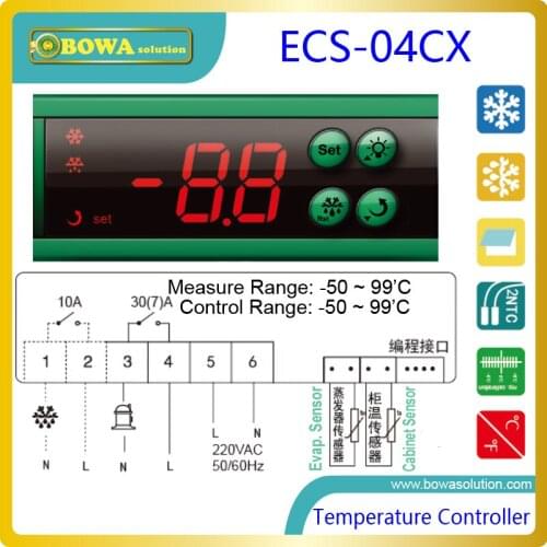Digital temperature controller contains a temperature regulator that can accept an input signal from a single temperature sensor