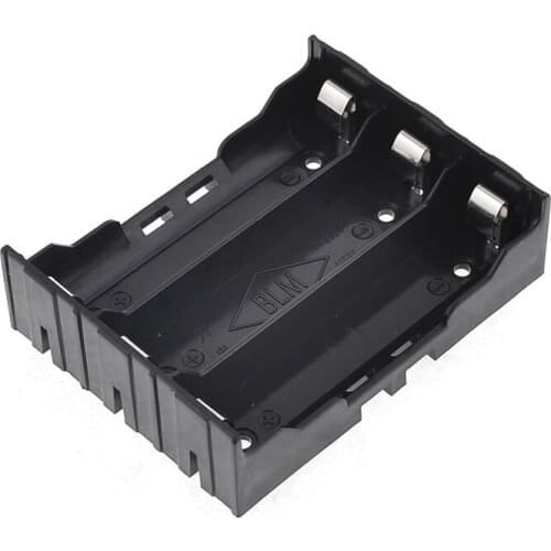 DIY Battery Holder w 6 Pins for 3x 18650 Rechargeable Li-ion Batteries