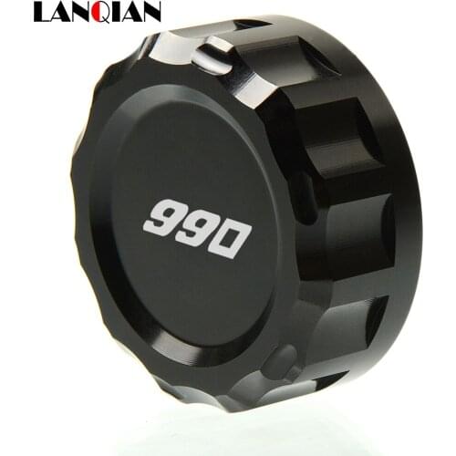 For 990 SMR 990 SMR SMT 990 AdventuRe 990 SMR SMT Motorcycle CNC Aluminum Rear Brake Fluid Reservoir Cover Cap