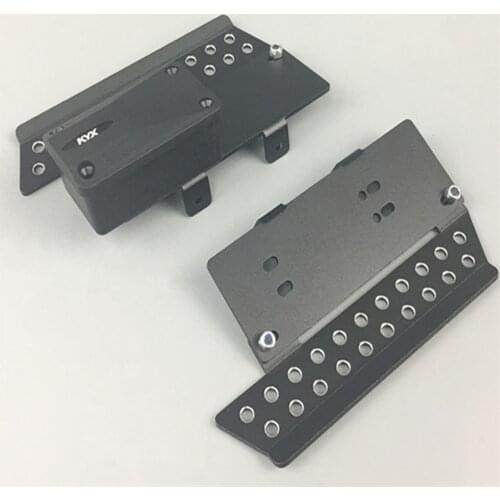 For Axial SCX10 RC Model Car Modification Parts Durable Short Wheelbase Metal Peddle Plate DIY Side Step Rock Slider