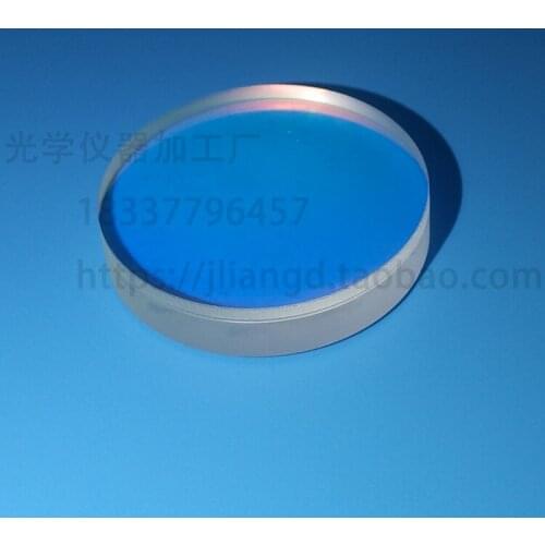 Double glue achromatic blue film convex lens magnifying glass astronomical objective lens diameter 61.9 focal length 216