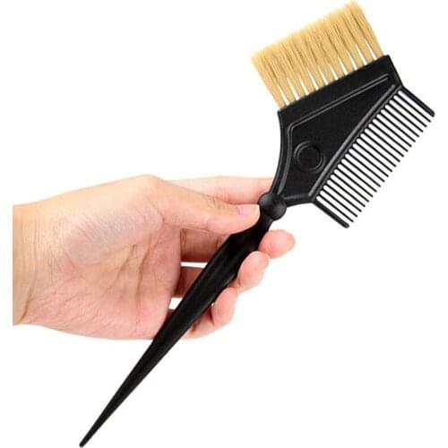Emperor Hair Dye Brushes 3 Angled with Comb Hair Touch Up Brush Integrated comb and tapered tail