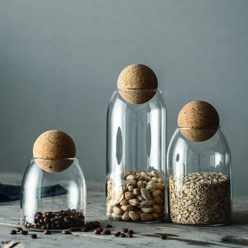Cork lid storage tank large household tea can miscellaneous grain can food storage can bottle heat resistance