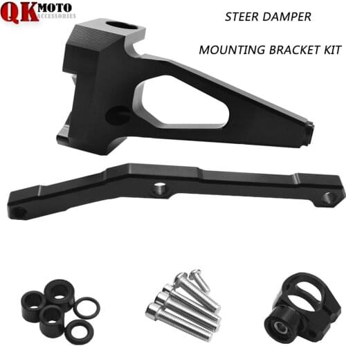 Hot sale best price CNC Aluminum Adjustable Steering Stabilize Damper bracket Mount kit For YAMAHA MT-09 MT09 FZ-09 2013-2016