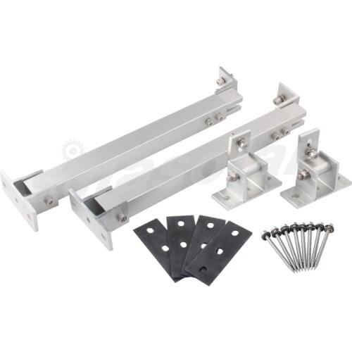 Sale Well Adjustable Metal Solar Panel Aluminum Rail Wall Mounting Bracket For Outdoor