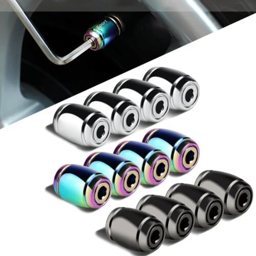 Metal Wheel Air Cover Dust Proof Car Valve Stem Cap Accessories for Peugeot 307 407 207 208 Mazda Speed Axela Cx9 Buick Lacrosse