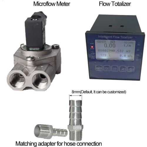 Turbine Flow Meter With Sanitary Clamp Connection Ceramic Bearing Withstand Acid Alkali High Temperature 4-20mA 24VDC