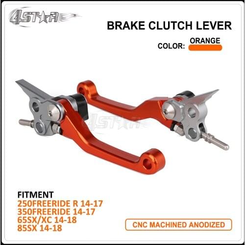 Motorcycle CNC Aluminum Brake Clutch Lever For KTM FREERIDE250R FREERIDE350 14-17 SX65 14-21 SX85 13-20 TC65 17-18 TC85 14-18