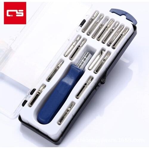 16 in 1 Screwdriver Set Multifunctional Opening Device Hand Tools Set Precision HEX Torx Screw driver For Repair Phone Tablet PC
