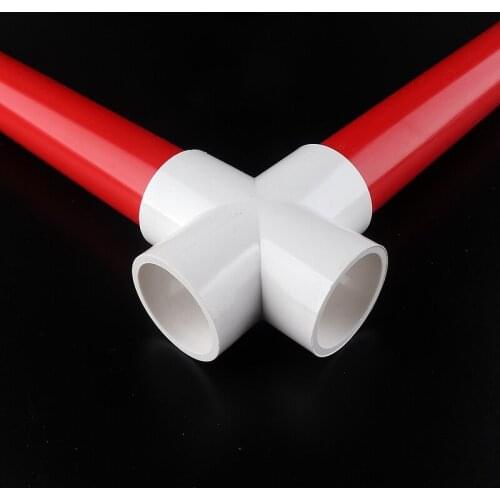 Wholesale ID 63/75/90/110/160mm Cross 4 Ways Connector PVC Pipe Fittings Irrigation System Watering Large Size 4-Way Quick Joint