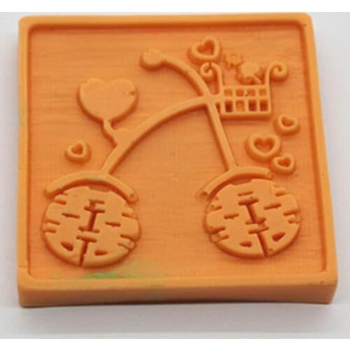 C516 Diy silicone baking chocolate cake soaps mould process