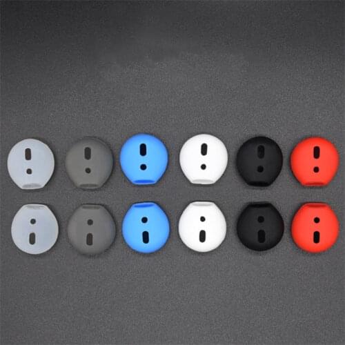 2Pairs Silicon Ear Tips Covers for AirPods Anti Slip Soft Ear Buds for AirPods 1 2 or EarPods Headphones Earbuds