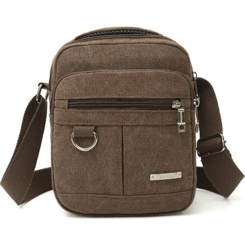 Hot Fashion Men Travel Bag Laptop Small Shoulder Handbag Wear-resisting Canvas Messenger Bag Sports Anti-theft Pack