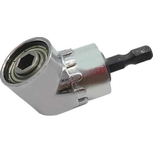 105 Degree Right Angle Drill Extension Shank Quick Change Driver Drilling Screwdriver Magnetic 1/4 Hex Socket Close Corner Tool