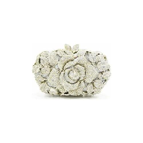 Women Rhinestone Purse Ladies Evening Party Small Clutch Bag Evening bag Bridal Purse Handbag Evening Bags Bolsas Feminina