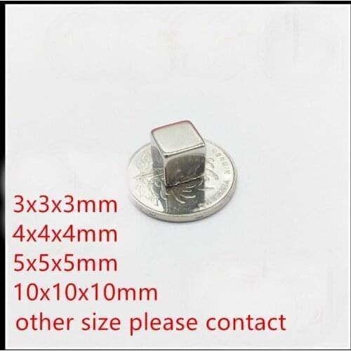 100//500 pcs Rectangle Neodymium Magnet Super Powerful Permanent Magnet NdFeB Rare Earth Magnet