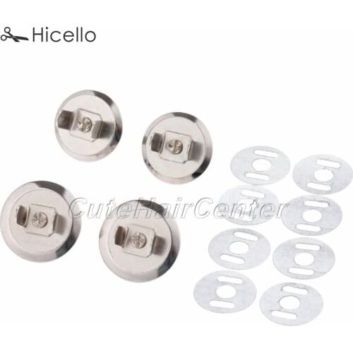 10 sets Metal Magnetic Snaps 16mm/18mm Buckles Buttons Press Decoration for Sewing Clothing Bag Purses Silver Hicello