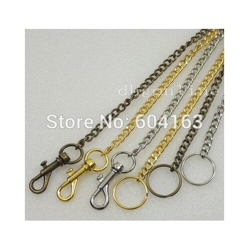 9 Sets Swivel Clip Snap Hook 18" Chain keyring for ring money Clip cash Wallet Color Choice SC11A