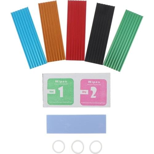 Aluminum cooling heatsink thermal pad for n80 nvme m.2 ngff 2280 pci-e ssd