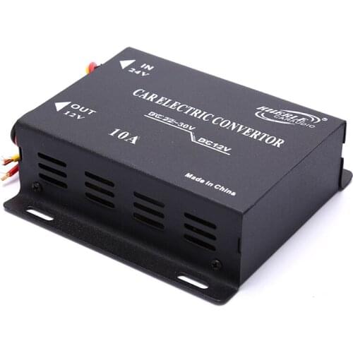 Car Power Supply Step-Down Transformer 24V To 12V Converter 10A TO 30A Output