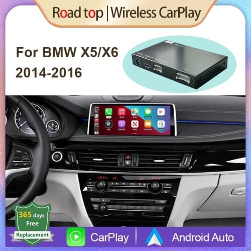 Wireless Apple CarPlay Android Auto Interface for BMW X5 F15 X6 F16 2014-2016 X1 F48 2016,with MirrorLink Car Play Function