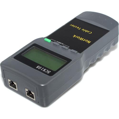 CAT5 RJ45 Network Cable Tester Meter Length network tester cable tester