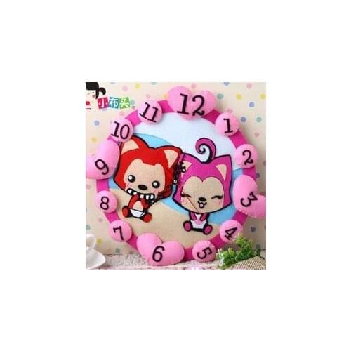 A raccoon series Fabric Felt kit Non-woven cloth Craft DIY Sewing set Felt Handwork Material DIY needlework supplies