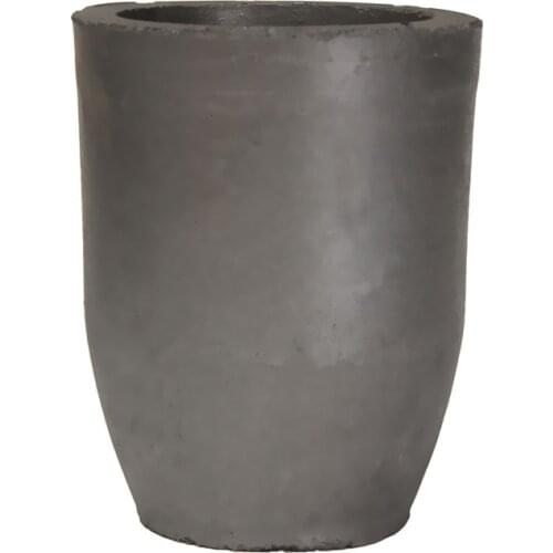14 x12cmcm 5kg Casting Clay Graphite Crucibles Black Cup Furnace Torch Refining Melting Casting Copper Aluminium Brass Bulk