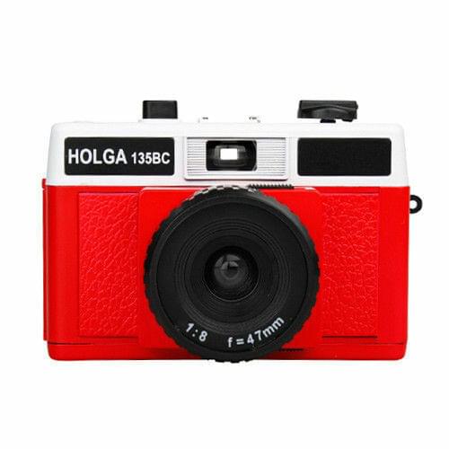 HOLGA 35mm 135 format Camera 135BC / BC White, red Lomo Fuji Kodak