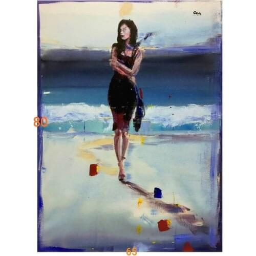 Women Picture Oil Painting Reproduction Art 100% Hand-painted Landscape Grate Wall Canvas Oil Paintings Art No Frame