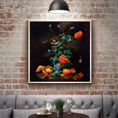 Classic Flower Painting Canvas Prinitngs Wall Art Picture for living room Home Decor Unframed HD Print Oil Canvas Painting