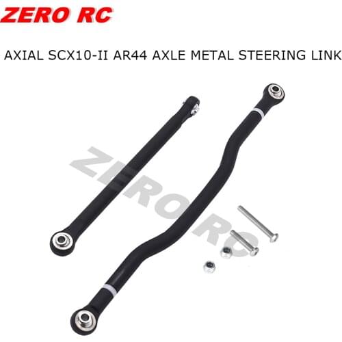 1/10 RC ROCK CRAWLER CAR AXIAL SCX10-II AR44 Axle Upgrade Parts Aluminum Steering Link Set 90046 90047