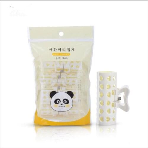 Make Up hair rollers plastic bendy flexi rods hair rollers curlers curling hair tools yellow 2.5*7cm