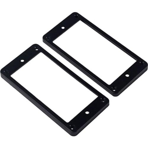 Metal Humbucker Pickup Cover Mounting Ring Curved Tapered for Electric Guitar G99D