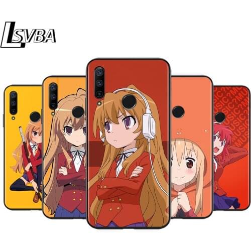 Anti-Fall Soft Black Cover Toradora Anime Cute For Huawei Honor 30 20 10 9X 9 Lite Pro V20 20S 9S 9A 9C 9N Phone Case