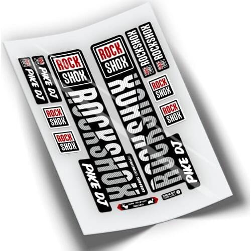 Pegatinas hairpin clip ROCKSHOX PIKE DJ 2019 WP102 STICKERS