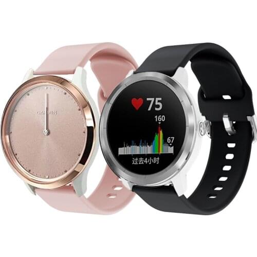 Watch Band for Garmin Vivoactive 3 Venu/Vivoactive 4/Forerunner 645 245m Silicone Watchband For Garmin Venu 2 Strap Accessories