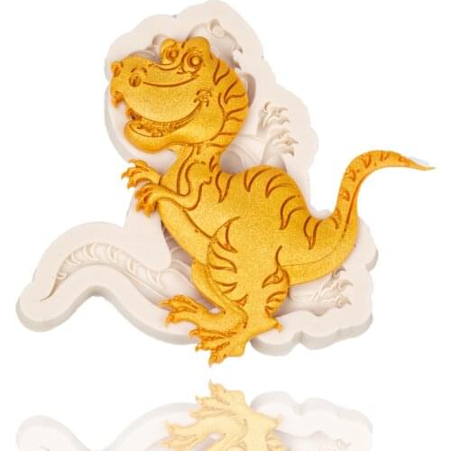 Dinosaur Shaped Silicone Mold 3D Biscuit Fondant Dessert Baking Mould Fondant Cake Decorating Tools