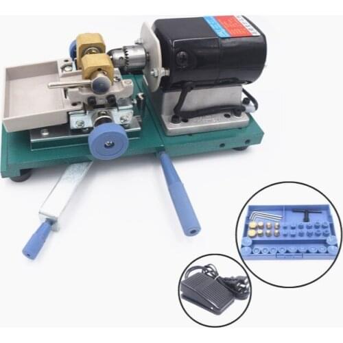 220V 280W 60Hz Pearl Drilling Holing Machine Driller Bead Jewelry Punch Engraving Engraver Machine Tool Full Set