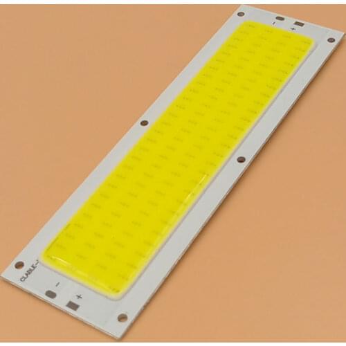 20W 12V 24V LED Lamp for Truck Lights Super Bright DC24V COB Panel Strip Cold White Color Chip for Truck Car Lighting 120x36mm