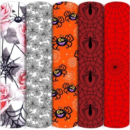 Spider Web Polyester Cotton Fabric PatchworkTissue Sewing Quilting Fabrics Needlework Material DIY Handmade,c16449