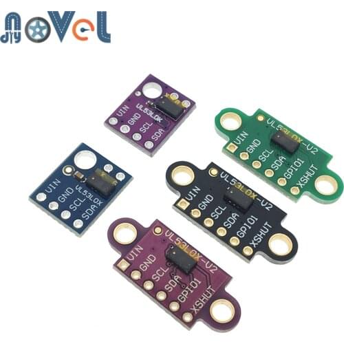 VL53L0X Time-of-Flight (ToF) Laser Ranging Sensor Breakout 940nm GY-VL53L0X V2 Distance Module I2C IIC 3.3V/5V For Arduino