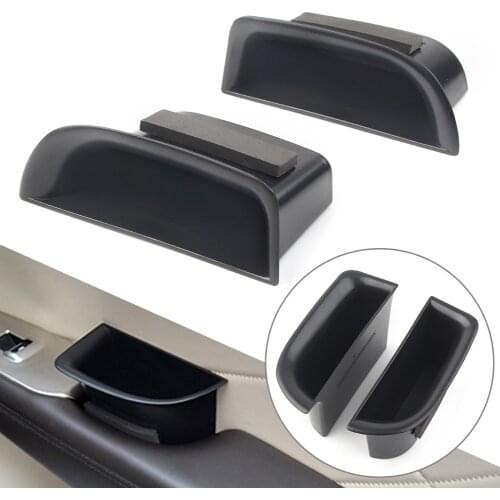 1Pair ABS Car Rear Door Handle Armrest Storage Box Holder For Lincoln MKC 2013 2014 2015 2016 2017 2018 Left Driver Only