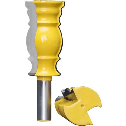 1pcs 1/2 Inch 12.7mm Shank Tower Shaped Router Bits Armrest Knife for Plywood MDF Carpenter Woodworking Tools Milling Cutter